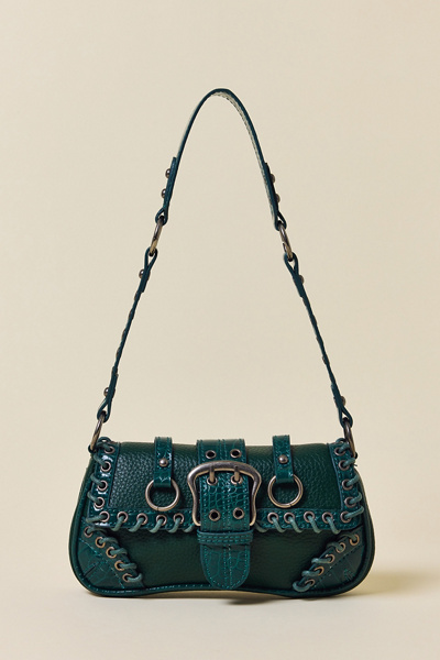 Silence + Noise Jade Laced Rivet Bag | Urban Outfitters