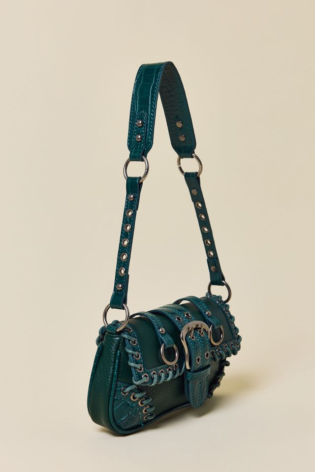 Silence + Noise Jade Laced Rivet Bag | Urban Outfitters Canada