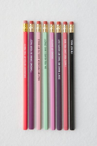 Crazy B****** Pencil Set | Urban Outfitters