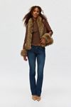 Silence + Noise Brianna Faux Fur Trim Jacket