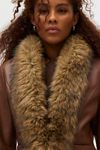 Silence + Noise Brianna Faux Fur Trim Jacket