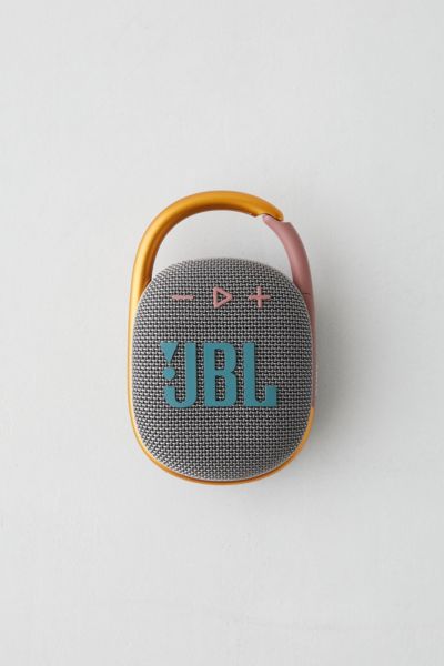 Shop Jbl Clip 4 Portable Bluetooth Waterproof Speaker In Gray At Urban Outfitters