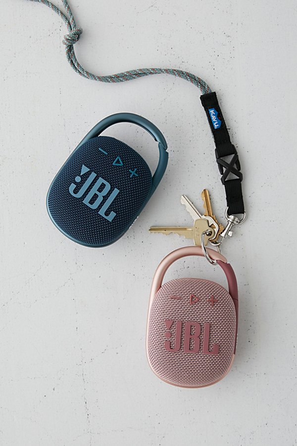 Shop Jbl Clip 4 Portable Bluetooth Waterproof Speaker In Blue At Urban Outfitters