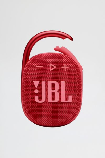 Shop Jbl Clip 4 Portable Bluetooth Waterproof Speaker In Red At Urban Outfitters