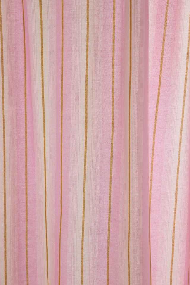 Multi-Striped Patterned Shower Curtain