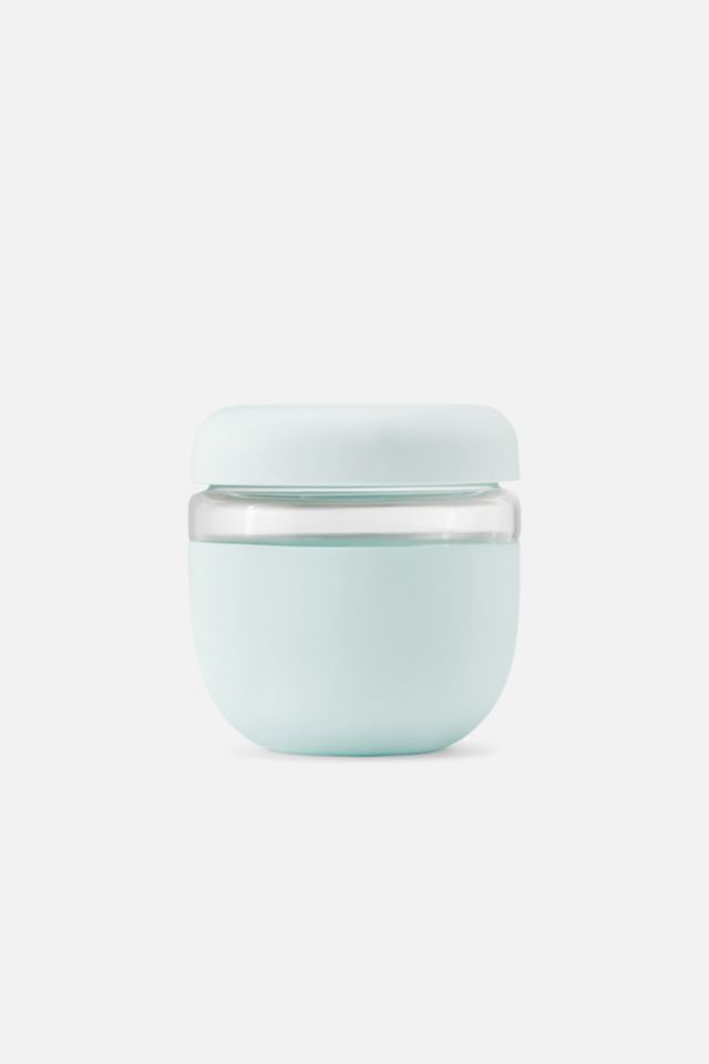 Mint 16 oz Glass Meal Prep Bowl with Silicone Sleeve