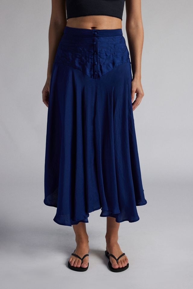 Betty Drop Waist Midi Skirt