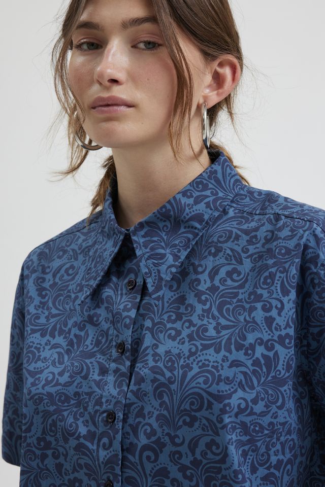 WILDFANG UO Exclusive Essential Cropped Short Sleeve Shirt #4