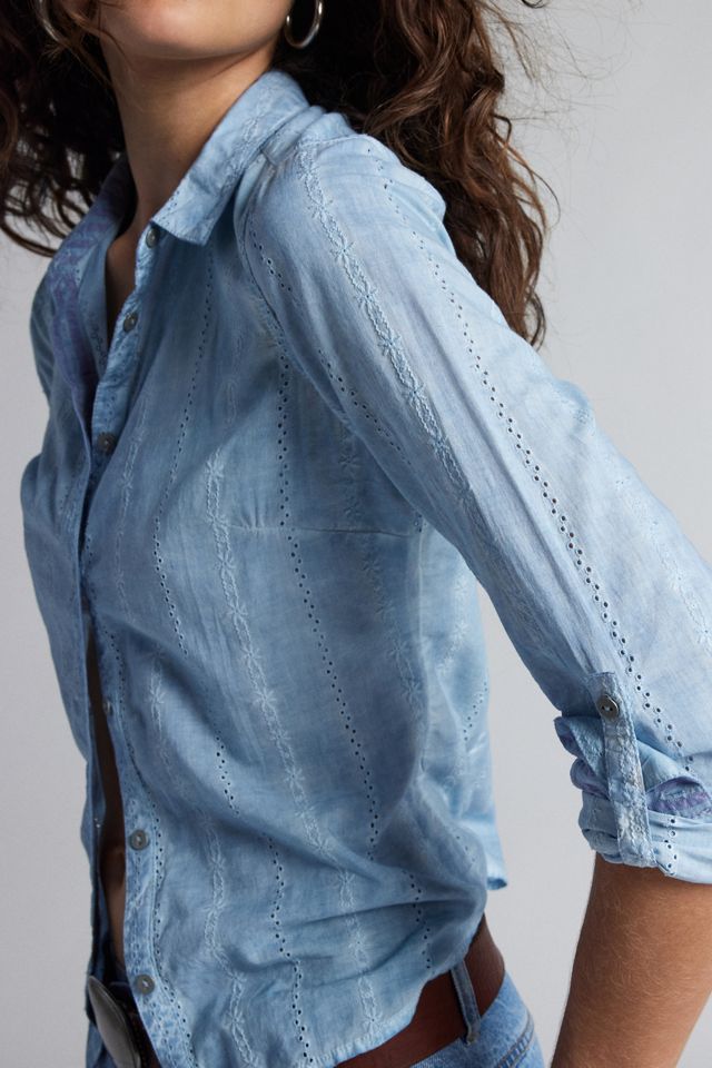 BDG Tamarah Slim Eyelet Top #1