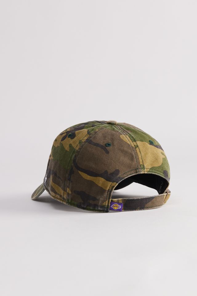 '47 Brand NBA Los Angeles Lakers Camo Clean Up Cap #2