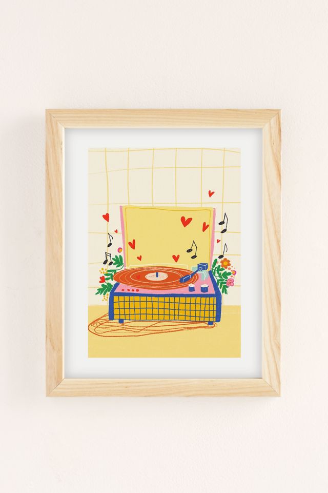 Gigi Rosado Vinyl Love Art Print #1