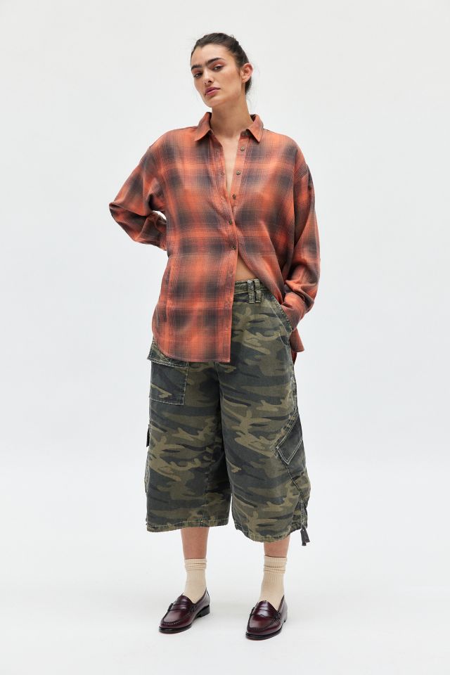 BDG Rick Boyfriend Flannel Shirt