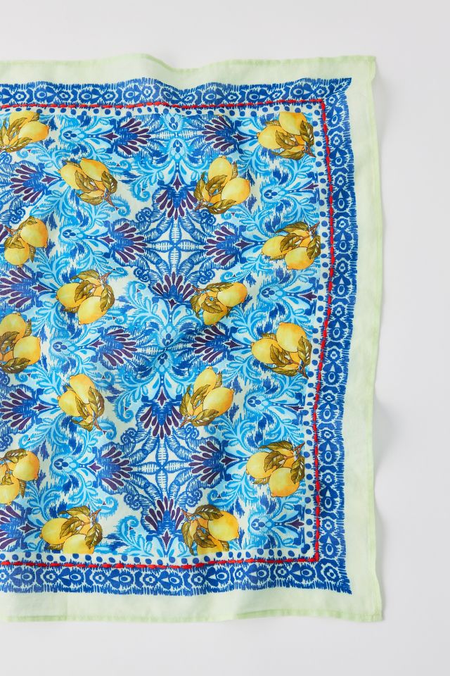 Vismaya Floral Cobalt Bandana #2