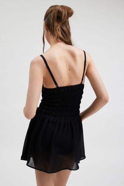 Motel Axely Ruched Mini Dress