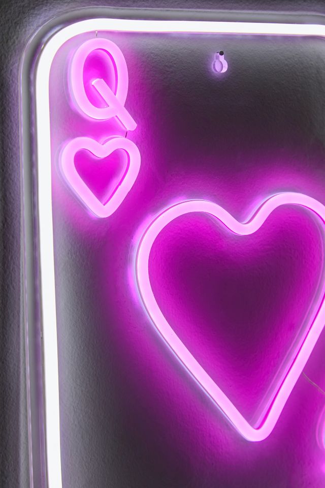 Queen Of Hearts Neon Sign #3