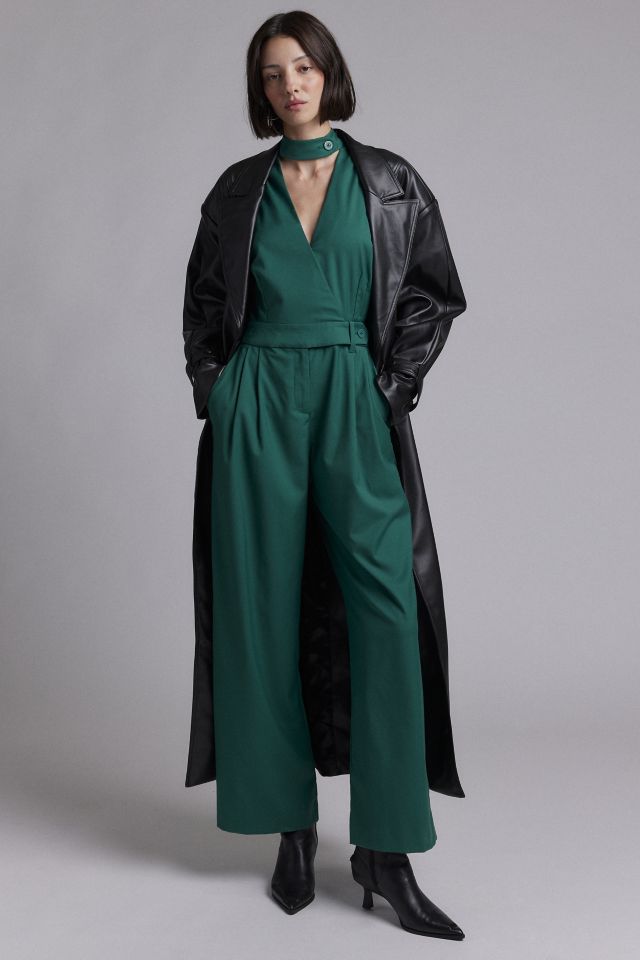 WILDFANG Empower High Waisted V-Neck Jumpsuit #3