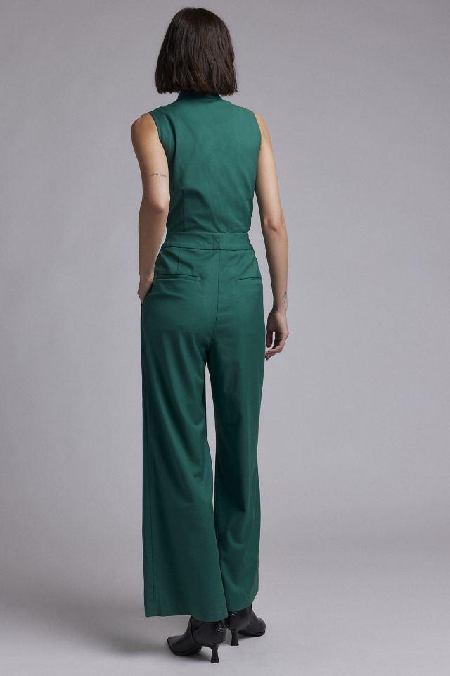 WILDFANG Empower High Waisted V-Neck Jumpsuit #4