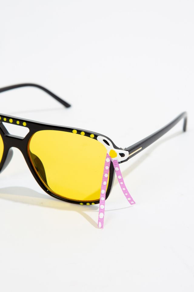 Zig Zag Peachy Sweet Aviator Sunglasses #1