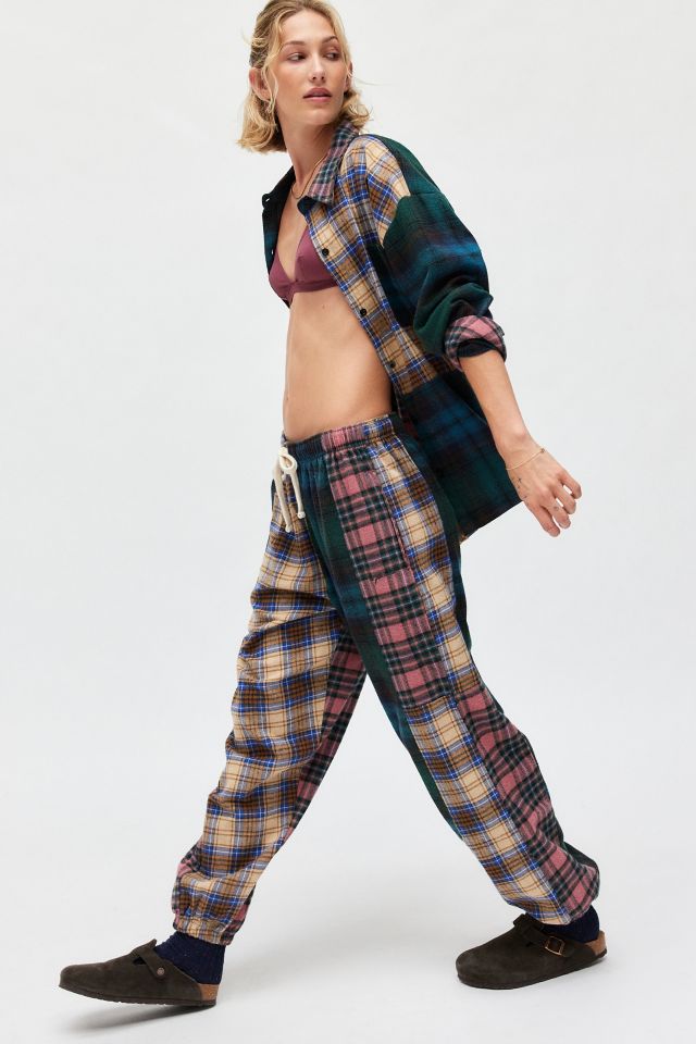Out From Under Spliced Check Flannel Jogger Sweatpant #2