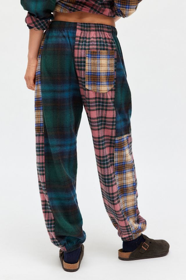 Out From Under Spliced Check Flannel Jogger Sweatpant #3