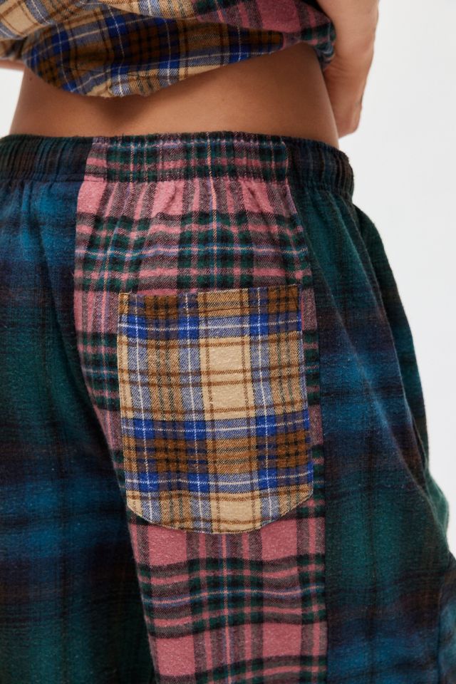 Out From Under Spliced Check Flannel Jogger Sweatpant #4