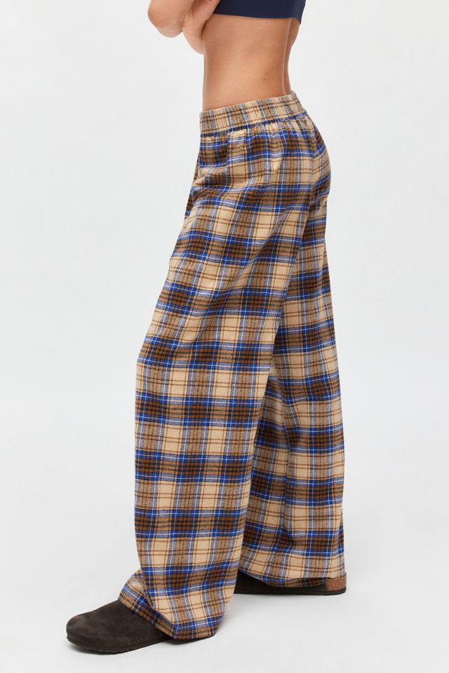 Out From Under Checked Brushed Flannel Straight Lounge Pant #2