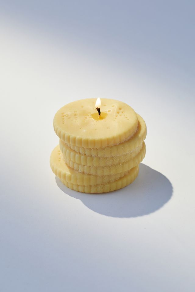 Nata Concept Store Cheese Cracker Shaped Candle #2