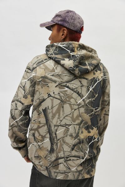 Camo Allover Print Hoodie Sweatshirt