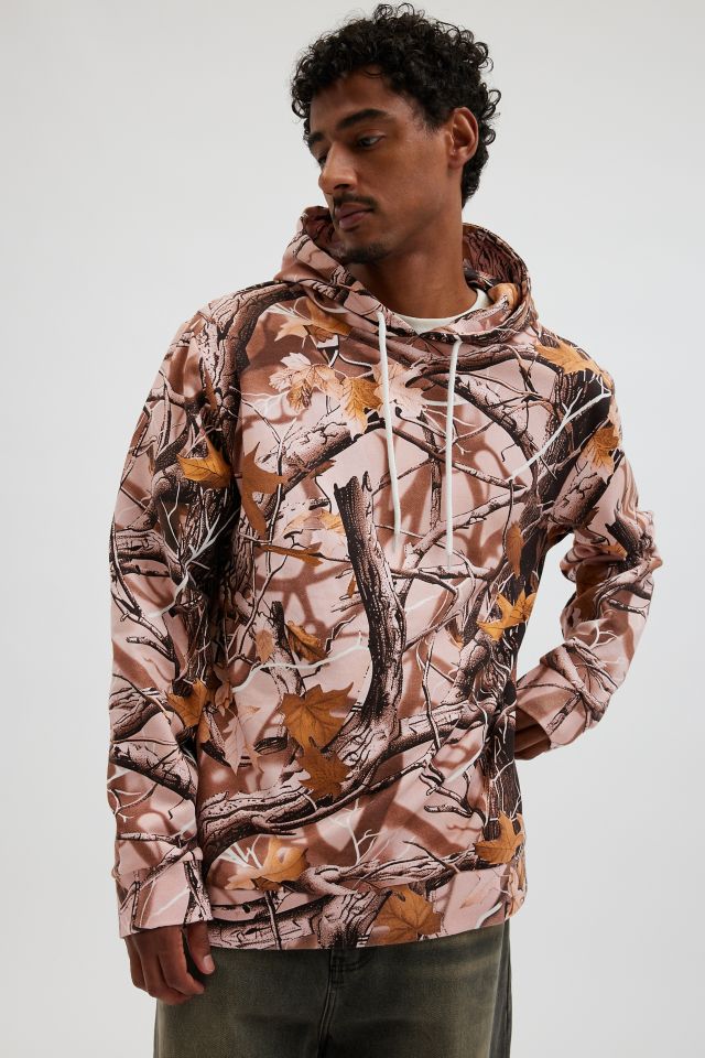 Camo Allover Print Hoodie Sweatshirt Urban Outfitters