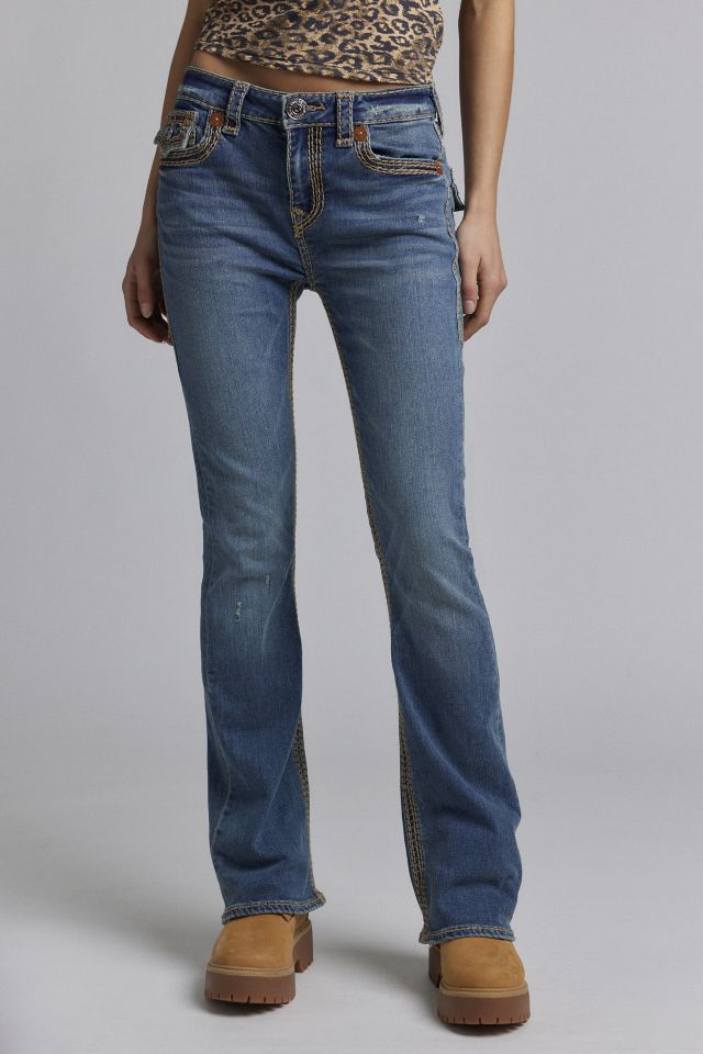 True Religion Mid-Rise Flap Bootcut Jean #1