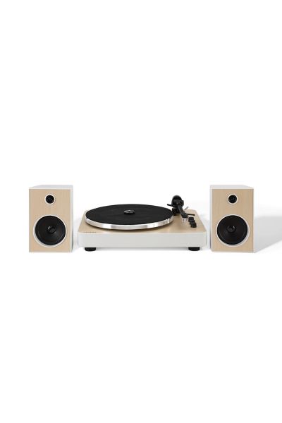 Shop Crosley T170 Record Player & Speaker Shelf System In White At Urban Outfitters