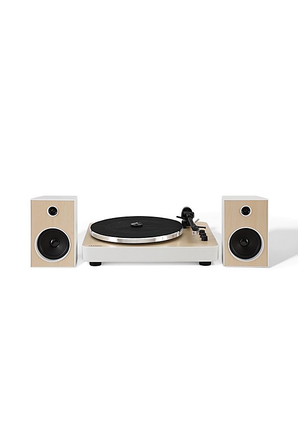 Crosley T170 Record Player & Speaker Shelf System In White At Urban Outfitters
