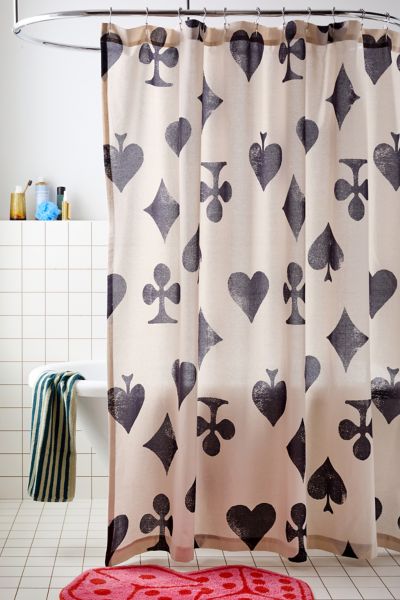 Card Symbol Shower Curtain