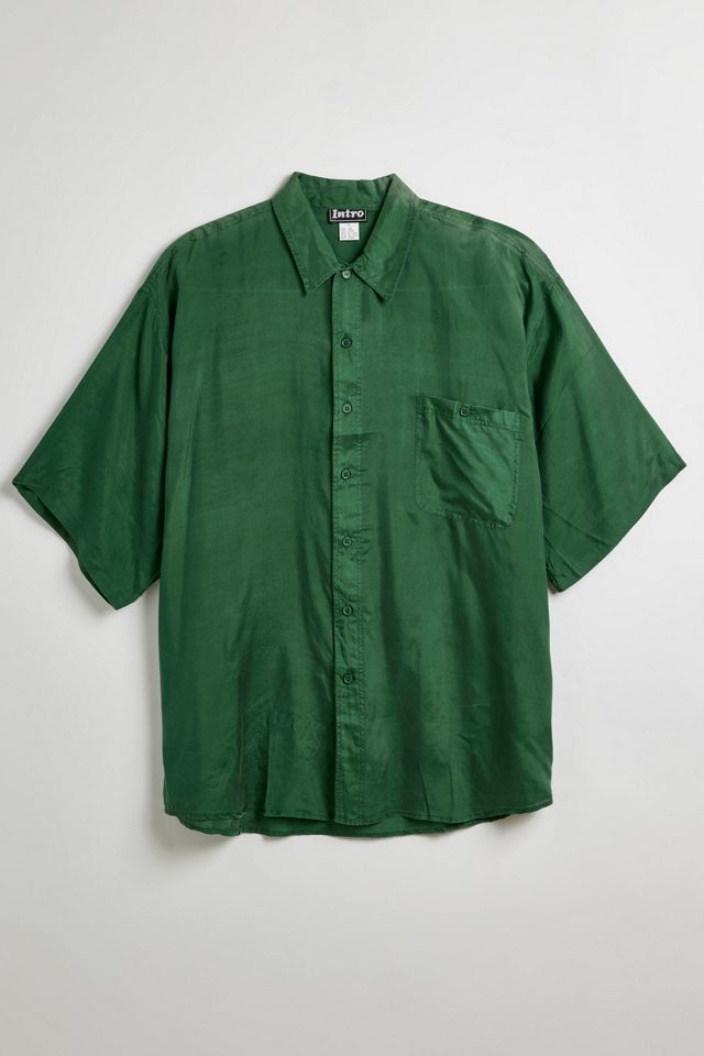 PLUS Retro Button Down ZigZag Light Knit Shirt main image 1