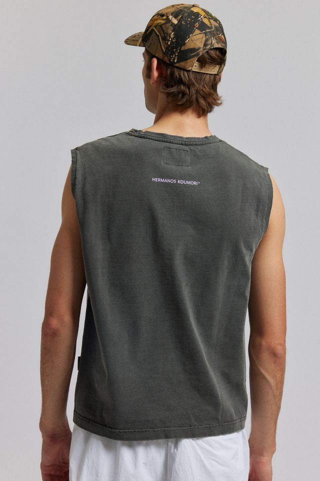 Hermanos Koumori Emotional Running Cutoff Muscle Tee #1