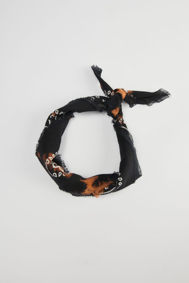 Bleach Dye Paisley Bandana #2