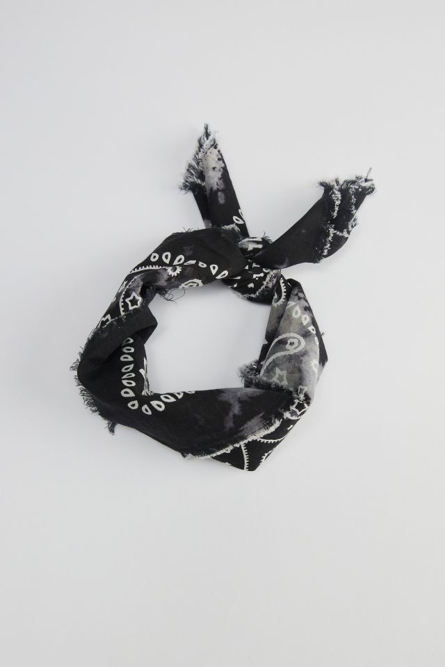 Bleach Dye Paisley Bandana #3