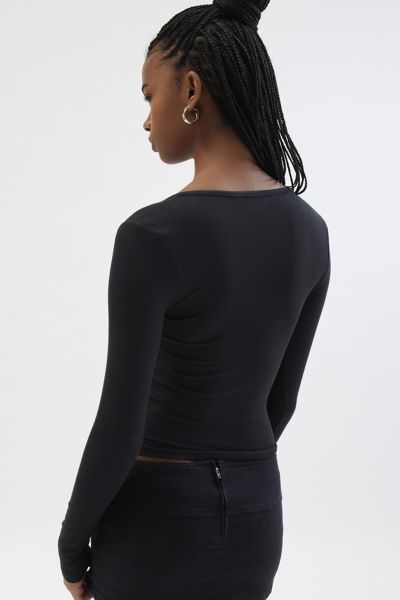 Silence + Noise Brody Long Sleeve Shrug Top