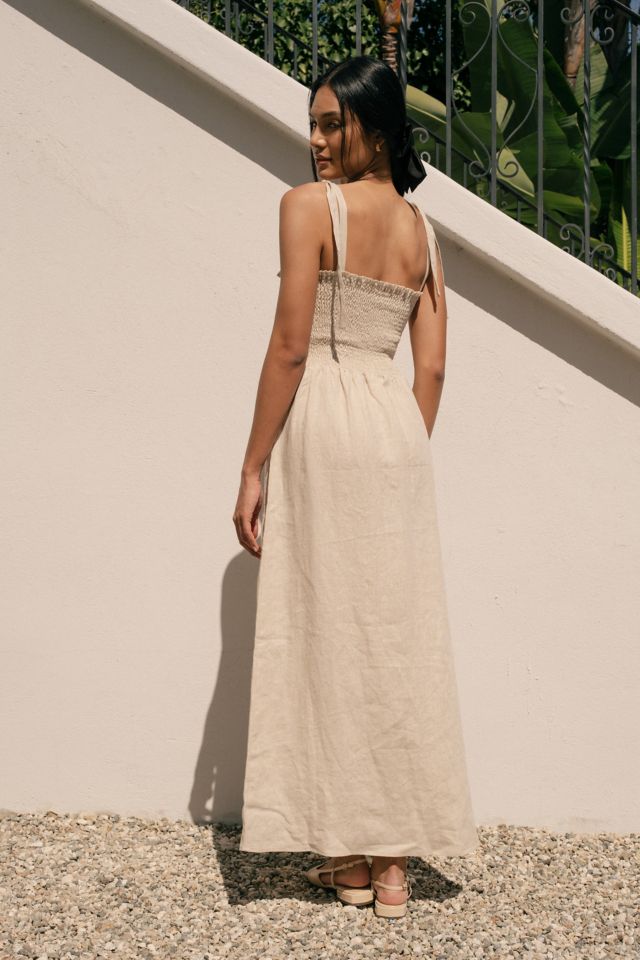 Whimsy + Row Sophie Smocked Maxi Dress #1