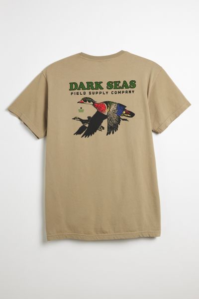 Shop Dark Seas Wood Duck Graphic Tee In Yellow, Men's At Urban Outfitters