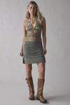Silence + Noise Camellia Mesh Halter Top