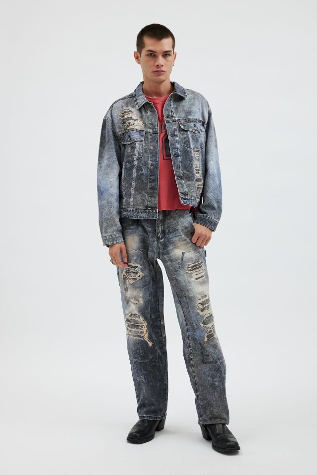 Guess denim jacket urban outfitters store