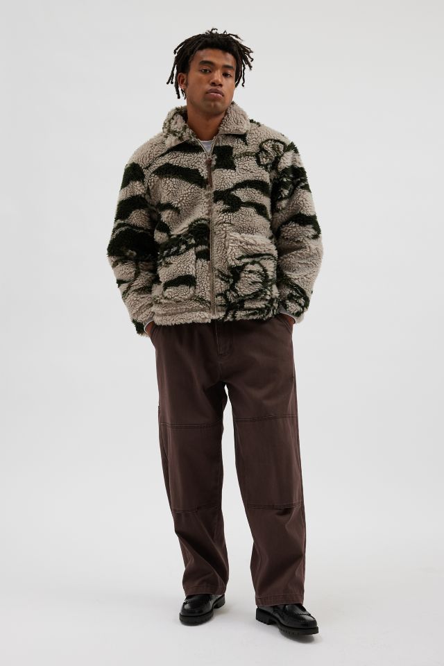 OBEY Mushroom Pattern Fleece Jacket #2