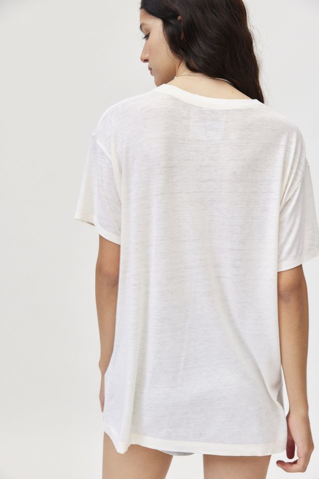 Silence + Noise Burnout Undies Graphic T-Shirt Dress #1