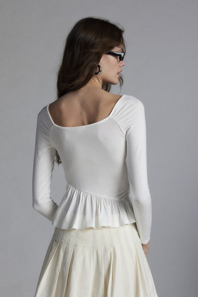 Kimchi Blue Aliza Spliced Long Sleeve Tee #3