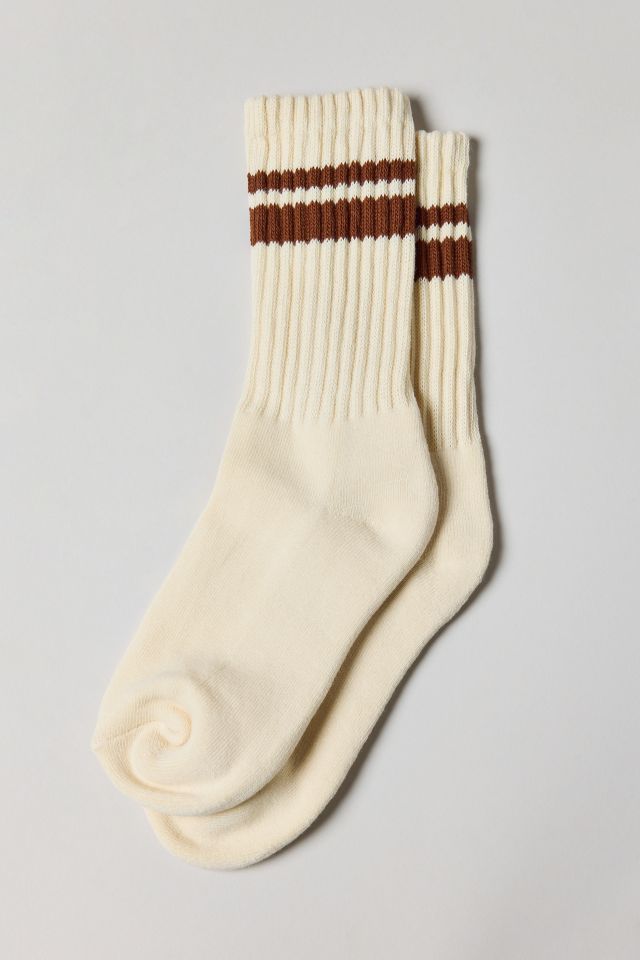 Athletic Striped Scrunch Crew Sock #1