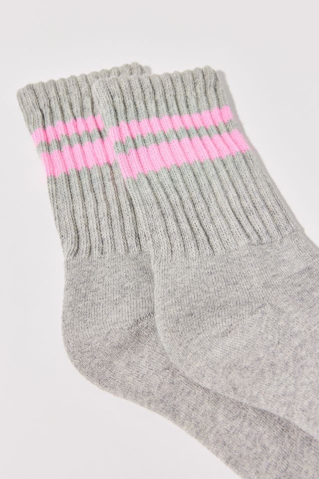 Athletic Striped Slouch Knitted Crew Sock #3
