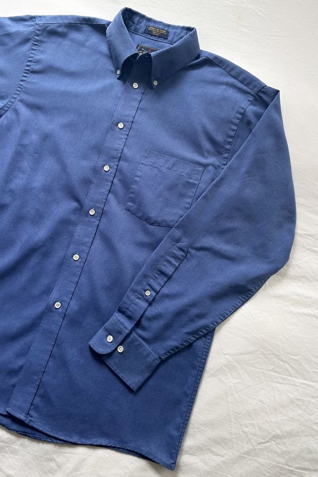 Vintage Blue Oxford Shirt #1