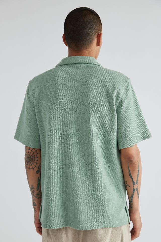 Chemise de Yacht à Manches Courtes en Coton Côtelé Kuwalla Tee #1
