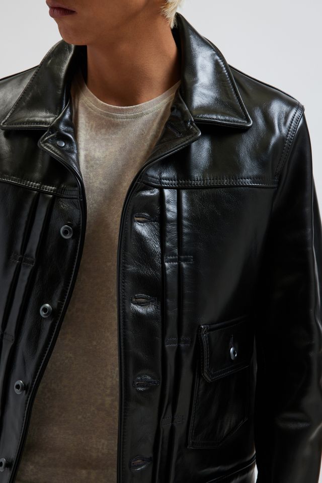 Schott Leather Mechanic's Jacket | Urban Outfitters